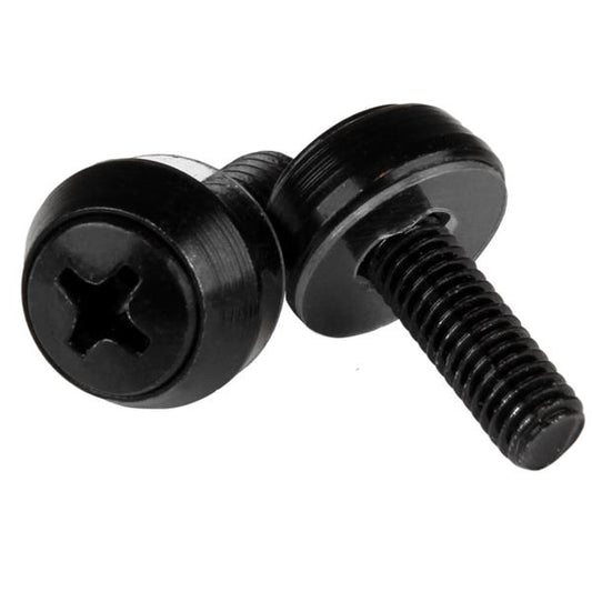 Tornillos de Montaje StarTech.com CABSCREWSB | M5x12mm, Acero Negro, Paquete de 50