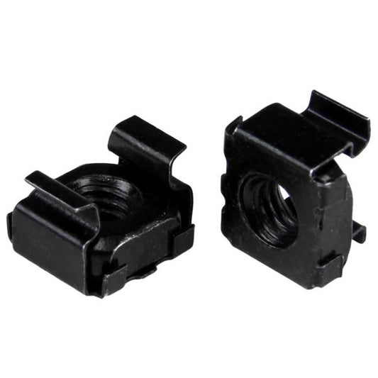 Tuercas Enjauladas StarTech.com CABCAGENT62B | M6, Acero Negro, Paquete de 100