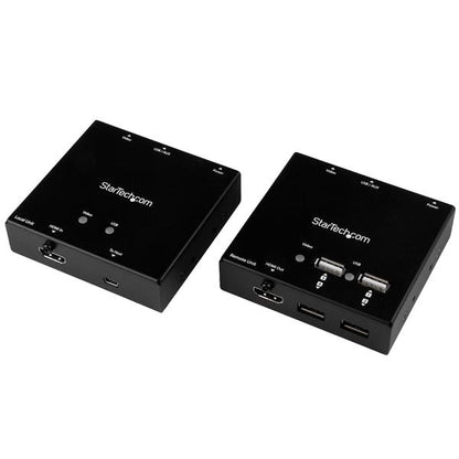 Startech.com Extensor HDMI Por Cable Cat6 con Concentrador USB de 4 Puertos - 50m - 1080p - 1 Dispositivo de Entrada - 1 Dispositivo de Salida - 79.25m Alcance - 4 X Red (rj-45) - 5 X USB - 1 X
