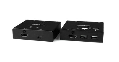 Startech.com Extensor HDMI Por Cable Cat6 con Concentrador USB de 4 Puertos - 50m - 1080p - 1 Dispositivo de Entrada - 1 Dispositivo de Salida - 79.25m Alcance - 4 X Red (rj-45) - 5 X USB - 1 X