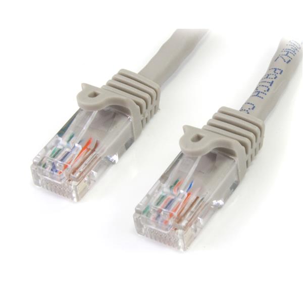 Cable Ethernet Cat5e StarTech.com 45PATCH15GR | 4.5m, Conectores Chapados en Oro