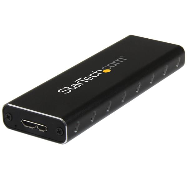 Gabinete SSD M.2 StarTech.com SM2NGFFMBU33 | USB 3.0 5Gbps, Aluminio Negro