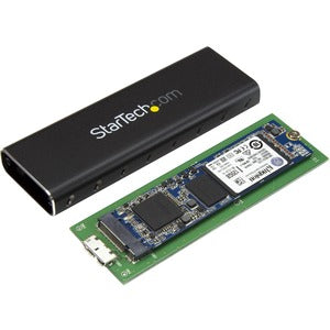 Gabinete SSD M.2 StarTech.com SM2NGFFMBU33 | USB 3.0 5Gbps, Aluminio Negro