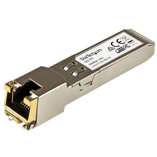 Transceptor SFP StarTech.com GLCTST | 1000BASE-T, RJ45 Cat6/Cat5e, 100m