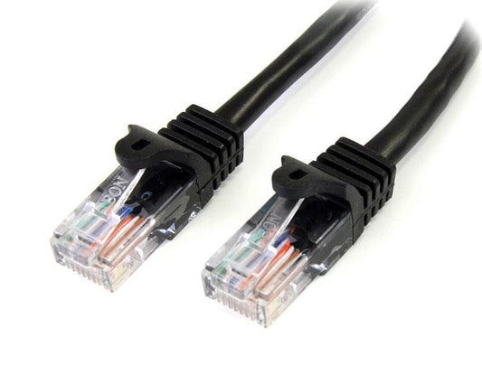 Cable de Red Ethernet StarTech.com 45PAT5MBK | 5m, Cat5e Snagless