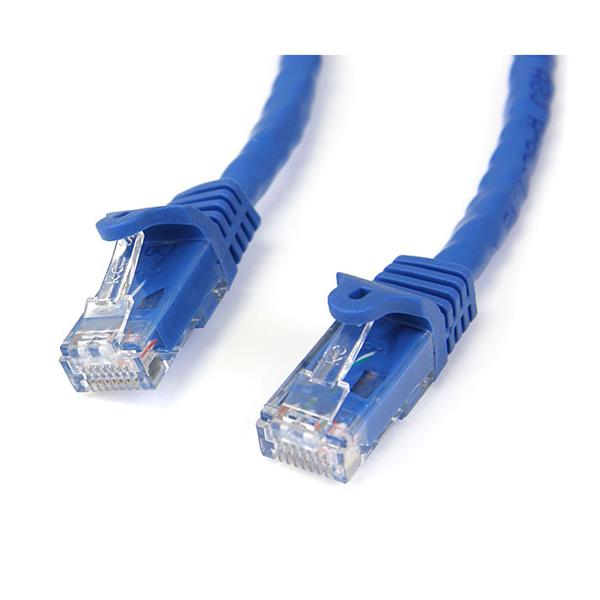 Startech.com Cable de Red 2.1m Categoría Cat6 Utp Rj45 Gigabit Ethernet Etl Patch Moldeado Snagless - Azul - Cable For Dispositivo de Red, Workstation, Teléfono Ip, Hub, Panel de Distribución,