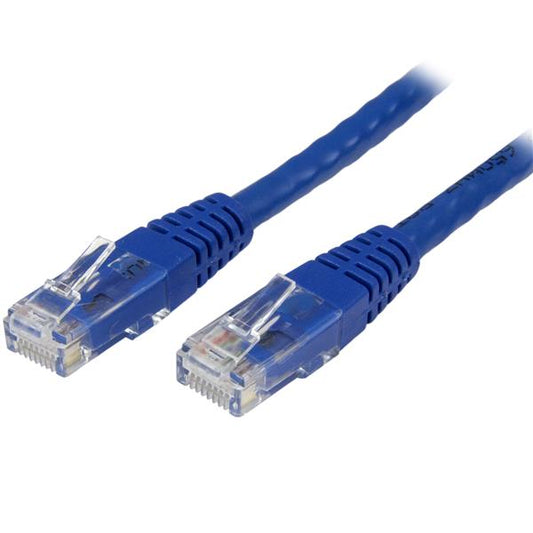 Startech.com Cable de Red 2.1m Categoría Cat6 Utp Rj45 Gigabit Ethernet Etl - Patch Moldeado - Azul - Cable For Dispositivo de Red, Enchufe de Pared, Workstation, Hub, Panel de Distribución -
