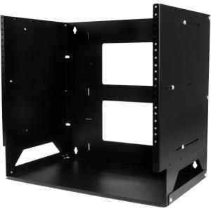 Startech.com Rack de Servidores Abierto de 8u de Pared - 2 Postes - Estante Integrado - Profundidad Ajustable - para Equipo de Av - Acero - 34.02kg Capacidad Máxima de Peso