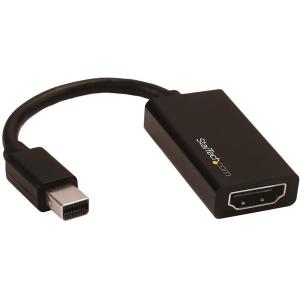 Startech.com Adaptador Mini Displayport a HDMI - Dongle Conversor de Video Activo Mdp 1.4 a HDMI 2.0 4k 60hz - Thunderbolt 1/2 Mac/pc - Níquel Conector - Negro