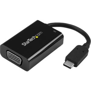 Adaptador USB C StarTech.com CDP2VGAUCP | VGA 1080p, Entrega de Alimentación 60W