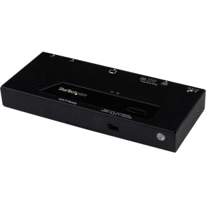 Startech.com Switch HDMI de 2 Puertos con Switch Automático y Prioritario - 1080p - 1920 X 1200 - Full HD - 2 Dispositivo de Entrada - 1 Pantalla - Pantalla, Reproductor de Disco Blu-ray, Caja