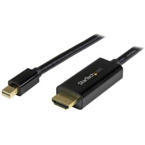 Startech.com Cable Conversor Mini Displayport a HDMI 3m - Video 4k 30hz - Adaptador Mdp a HDMI - Thunderbolt - Convertidor Minidp a HDMI - Cable For Proyector, Ultrabook, Dispositivo de Audio/vídeo,
