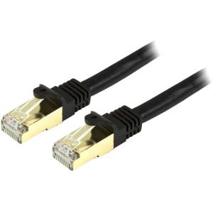 Startech.com Cable de 2m Cat6a Ethernet Negro - Cable de Red 10GB Cat6a Snagless Blindado Rj45 Poe de 100w - 10gbe con Certificación Ul/tia - Cable For Base de Conexión, Dispositivo de Red, Portátil,