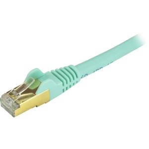 Cable Ethernet StarTech.com C6ASPAT35AQ | 11m, 10GB Snagless Blindado RJ45
