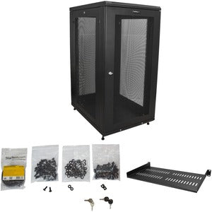 Gabinete Rack StarTech.com RK2433BKM | 24U, Capacidad de 451.10kg