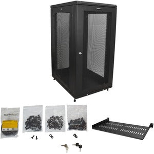 Gabinete Rack StarTech.com RK2433BKM | 24U, Capacidad de 451.10kg
