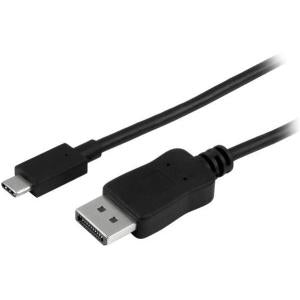 Startech.com Cable 1.8m USB C a Displayport 1.2 4k60hz - Adaptador Convertidor USB Tipo C a Displayport - Compatible Thunderbolt 3 - Negro - Cable For Dispositivo de Audio/vídeo, Monitor, Portátil,