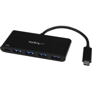 Startech.com Hub USB C de 4 Puertos USB Tipo a (usb 3.0 5gbps Superspeed) - Pd de 60w y Carga Passthrough - Adaptador Portátil Usbc a Usba - 4 Total USB Port(s) - 4 USB 3.0 Port(s) - Pc, Mac