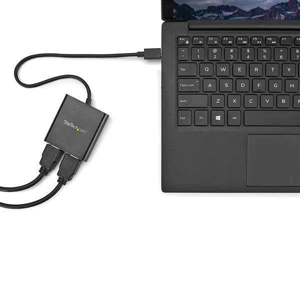 Adaptador USB-C StarTech.com MSTCDP122HD | Doble Salida HDMI 4K 30Hz, Compatible Solo con Windows