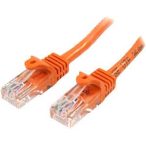 Startech.com Cable de Red de 7m Naranja Cat5e Ethernet Rj45 Sin Enganches - Cable For Dispositivo de Red, Hub, Conmutador, Servidor de Impresión, Panel de Conexión - Cable de Conexión - Oro Conector