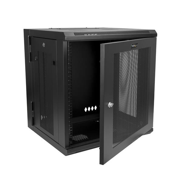 Gabinete Rack StarTech.com RK1224WALHM | 12U, Capacidad 90kg, Montaje en Pared