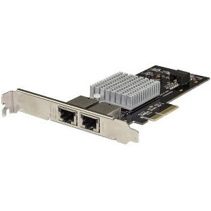 Tarjeta de Red StarTech.com ST10GPEXNDPI | 2 Puertos 10G, Chipset Intel X550AT