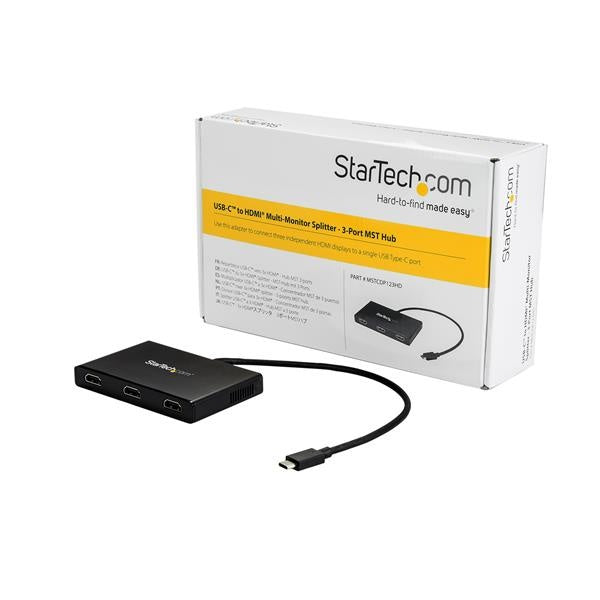 Hub StarTech.com MSTCDP123HD | 3 Puertos HDMI, 3840 × 2160 a 60Hz