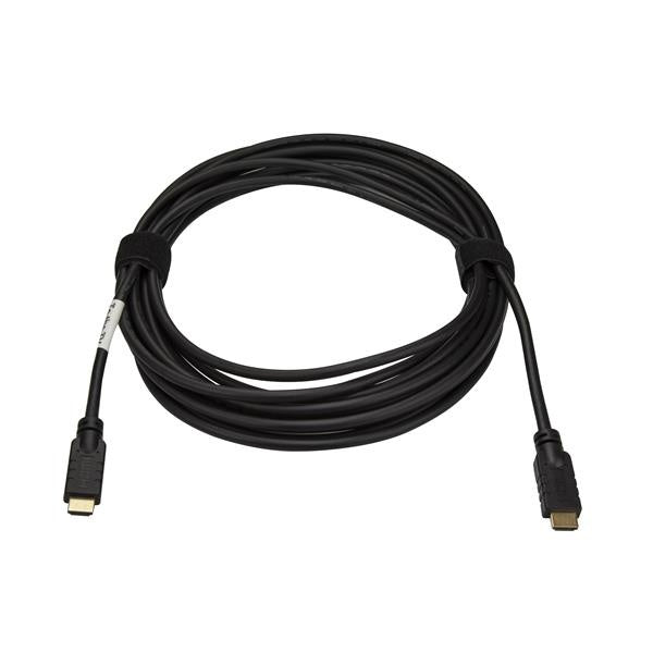 Startech.com Cable de 10 Metros HDMI con Ethernet de Alta Velocidad Activo 4k - Cable HDMI Cl2 para Instalación en Pared - Cable For Tv, Sistema de Teatro en Casa, Amplificador, Dispositivo de