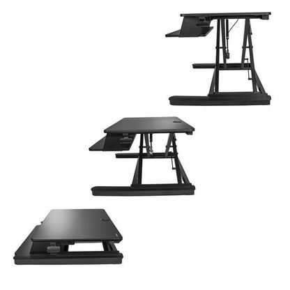 Estación de Trabajo StarTech.com ARMSTSLG | Ajustable de Pie y Sentado, Soporta 2 Monitores de Hasta 24