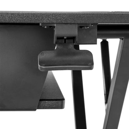 Estación de Trabajo StarTech.com ARMSTSLG | Ajustable de Pie y Sentado, Soporta 2 Monitores de Hasta 24