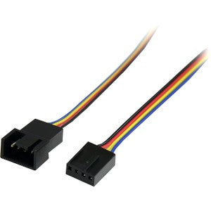 Cable de Extensión de Alimentación StarTech.com FAN4EXT12 | 0.3m, 4 Pines Molex