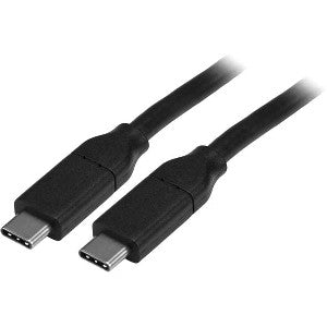 Startech.com Cable USB-C de 4 Metros con Capacidad para Entrega de Potencia (5a) - USB 2.0 - Certificado - Cable For Macbook, Chromebook, Base de Conexión, Portátil, Cargador de Pared, Cargador de
