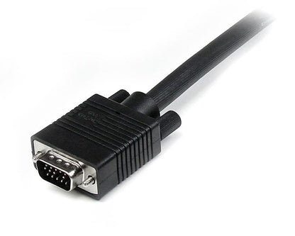 Startech.com Cable de 3m de Video VGA Coaxial de Alta Resolución para Monitor - Hd15 Macho - Hd15 Macho - Cable For Dispositivo de Vídeo, Monitor - Apantallado - Negro