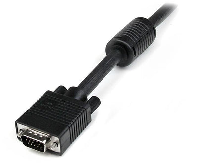 Startech.com Cable de 3m de Video VGA Coaxial de Alta Resolución para Monitor - Hd15 Macho - Hd15 Macho - Cable For Dispositivo de Vídeo, Monitor - Apantallado - Negro