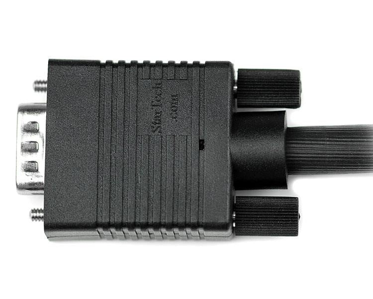 Startech.com Cable de 3m de Video VGA Coaxial de Alta Resolución para Monitor - Hd15 Macho - Hd15 Macho - Cable For Dispositivo de Vídeo, Monitor - Apantallado - Negro