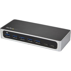 Hub USB-C StarTech.com HB30C5A2CSC | 7 Puertos, Carga Rápida 5Gbps