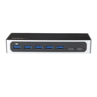 Hub USB-C StarTech.com HB30C5A2CSC | 7 Puertos, Carga Rápida 5Gbps