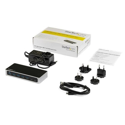 Hub USB-C StarTech.com HB30C5A2CSC | 7 Puertos, Carga Rápida 5Gbps