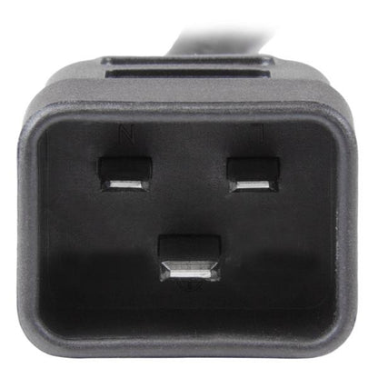 Startech.com Cable de 3m de Extensión de Alimentación, Cable de Extensión Iec 320 C19 a Iec 320 C20 Negro, 15a 250v, 14awg, Alargador - para Unidad de Distribución Eléctrica, Servidor, Computadora de