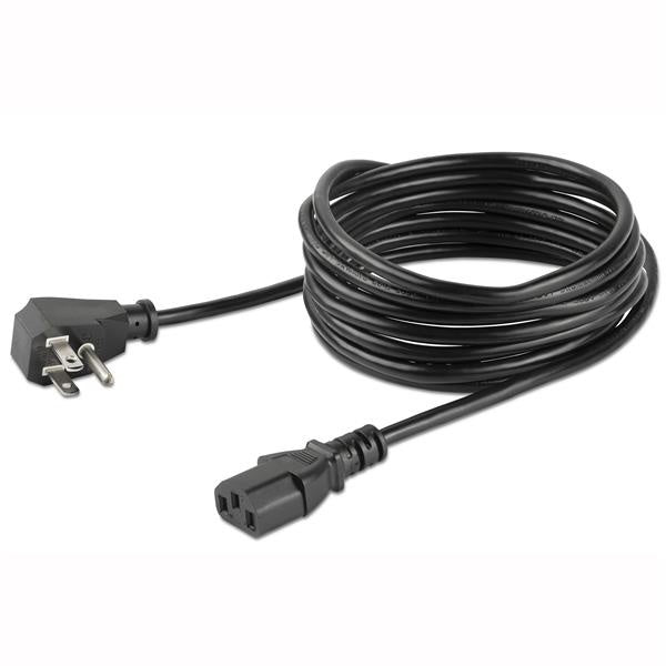 Startech.com Cable de 3m Alimentación de Computadora, Plano Nema 5-15P a C13, 10a 125v, 18awg, Negro, Cable de Alimentación de Impresora - para Escáner, Monitor, Impresora, Computadora de Escritorio