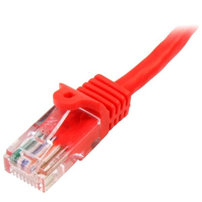 Cable de Red StarTech.com 45PAT2MRD | 2m, Cat5e Snagless RJ45 Rojo