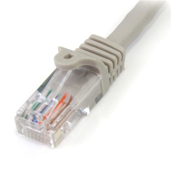 Cable de Red StarTech.com 45PAT3MGR | 3m, Cat5e Snagless RJ45