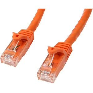 Cable de Red StarTech.com N6PATC1MOR | Cat6, 1m, 6 Gbit/s, Sin Enganche, Naranja
