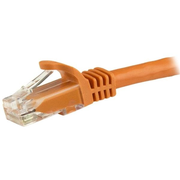 Cable de Red StarTech.com N6PATC1MOR | Cat6, 1m, 6 Gbit/s, Sin Enganche, Naranja