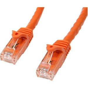 Startech.com Cable de 2m Naranja de Red Gigabit Cat6 Ethernet Rj45 Sin Enganche - Snagless - Cable For Dispositivo de Red - 6gbit/s - Cable de Conexión - Oro Contacto Chapado - 24 Awg - Naranja