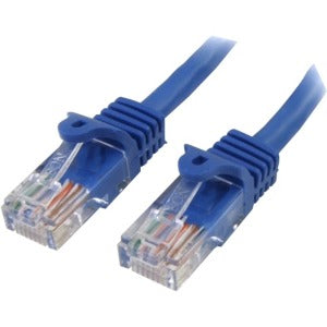 Startech.com Cable de 1m Azul de Red Fast Ethernet Cat5e Rj45 Sin Enganche - Cable Patch Snagless - Cable For Dispositivo de Red - Cable de Conexión - Oro Contacto Chapado - Cm - 24 Awg - Azul