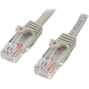 Cable de Red StarTech.com 45PAT1MGR | Fast Ethernet Cat5e, 1m Snagless
