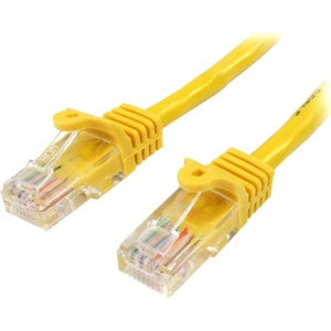 Cable de Red StarTech.com 45PAT1MYL | 1m, Cat5e Snagless RJ45 Amarillo