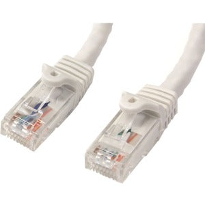 Startech.com Cable de 2m Blanco de Red Gigabit Cat6 Ethernet Rj45 Sin Enganche - Snagless - Cable For Dispositivo de Red - 6gbit/s - Cable de Conexión - Oro Contacto Chapado - 24 Awg - Blanco