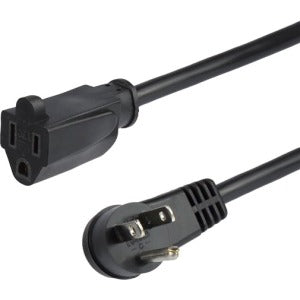 Cable de Extensión de Alimentación StarTech.com PAC101R3 | 0.9m, Acodado Nema 5-15P a Nema 5-15R